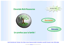 Tablet Screenshot of cloverdalemulti-ressources.org